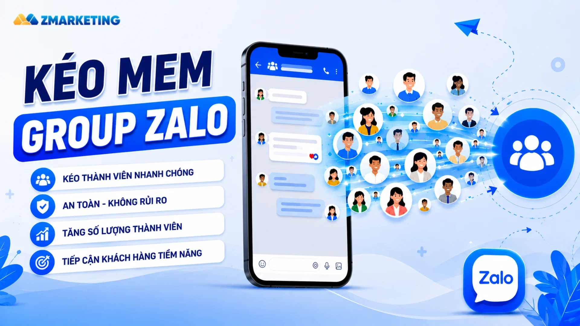 Kéo mem nhóm Zalo là gì? Cách xây nhóm Zalo 1000 thành viên đúng tệp khách hàng